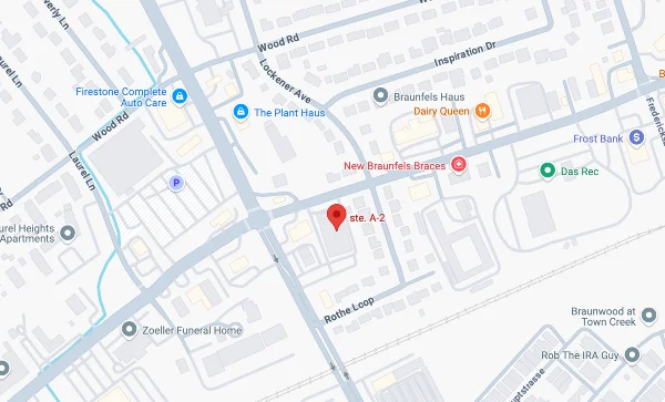 Google Map image of Cristal Air Conditioning in New Braunfels, TX